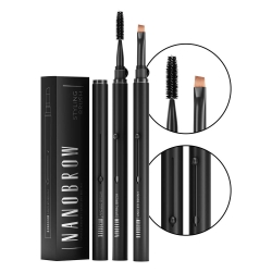 Nanobrow Styling Brush - Zestaw do stylizacji brwi pędzelek i szczotka